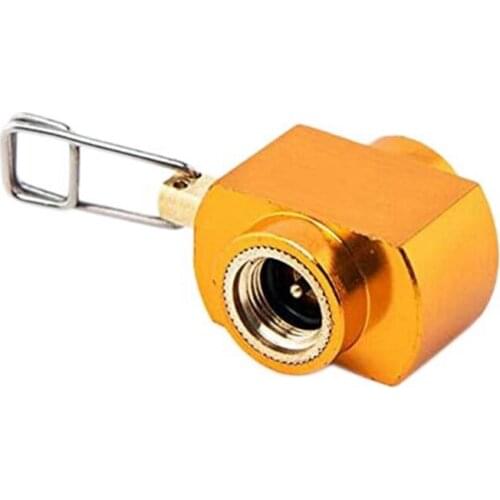 Gas Burner Camping Stove Propane Refill Adapter Cylinder Tank Connector Camping Equipment Gold