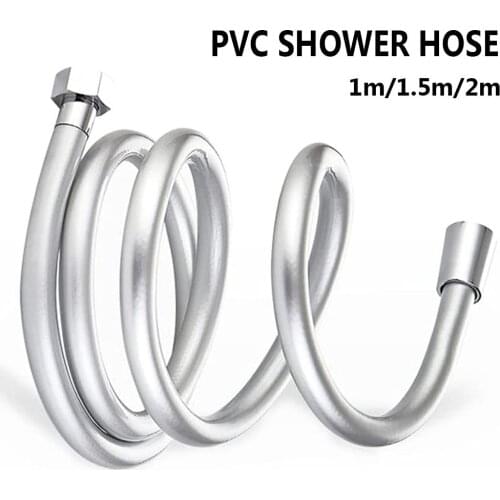High Pressure PVC Handheld Shower Hose 1/15/2m GI/2 Universal Interface Flexible Anti Winding Bathroom Accessories