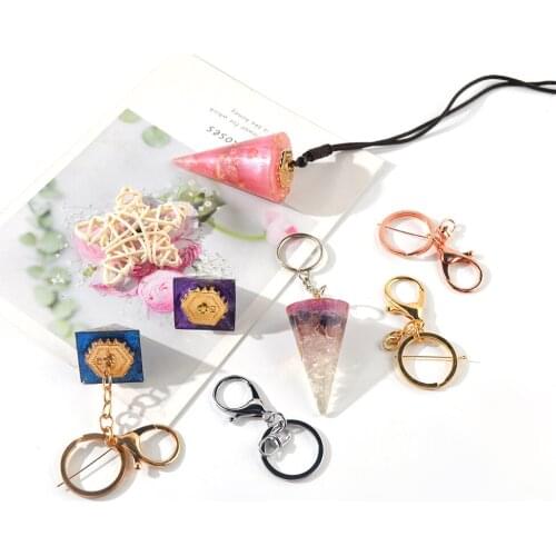 JF065 DIY Alloy Jewelry Findings Tools Keychain Lobster Clasp Pendant Accessories Crown Beads Copper Alloy Charms Spacer