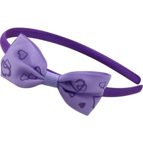 Korean Lovely Candy Color Plaid Bow Headband Cute Kids Girls Flower Heart Dot Cloth Fantastic Festival Hair Accessories 3pcs/Lot