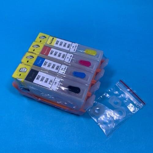 YOTAT Refillable ink cartridge for HP902 HP 902 For HP OfficeJet 6950 6951 6954 6956 6958 6960 6962 6968 6970 6974 6975 6978