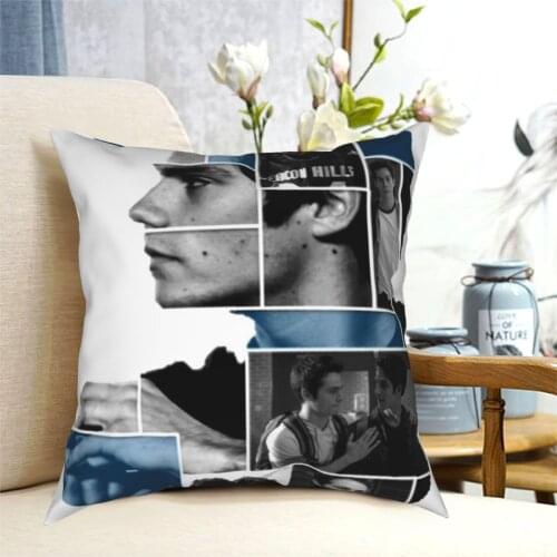 New 2021 Teen Wolf Pillowcase Printing Fabric Cushion Cover Decorative Pillow Case Cover Home Zippered 45*45cm