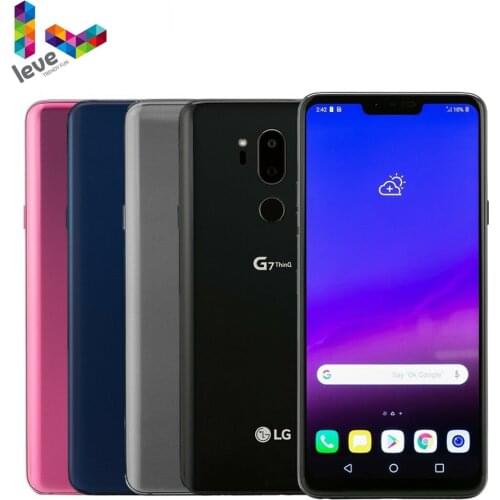 Original Unlocked LG G7 ThinQ G710N G710VM G710U Mobile Phone 6.1" 4GB RAM 64GB ROM 16MP Octa Core 4G LTE Android Smartphone