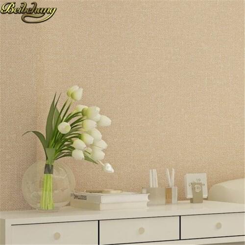 Beibehang papel de parede. Cream/Beige/Brown metallic horizontal stripes pinstripe design modern background wall wallpaper