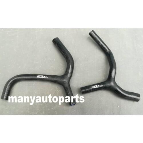 FOR Kawasaki KX450F/KX 450 F 2016 2017 16 17 silicone radiator hose BLACK /WHITE