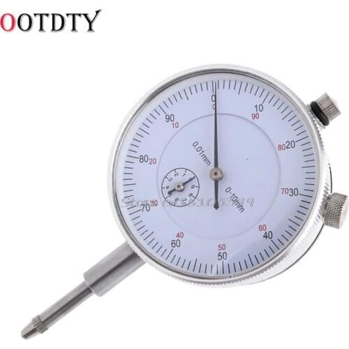 OOTDTY Accuracy Precision Indicator Gauge Dial Indicator Measurement Instrument 0.01mm Drop Ship
