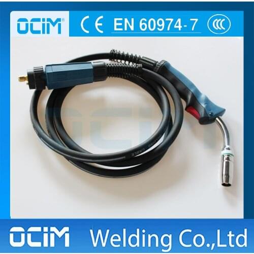 High Quality MB25AK 250A Mig Torch Gun MIG/MAG CO2 Welding Torch Gun With 3M Cable And Euro Connector