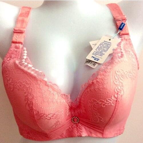 Sexy Big Bust Unlined Bra Women Full Coverge Underwear Comfy Bras Convertible Straps Ladys Brassiere Underwire Lingerie Pink