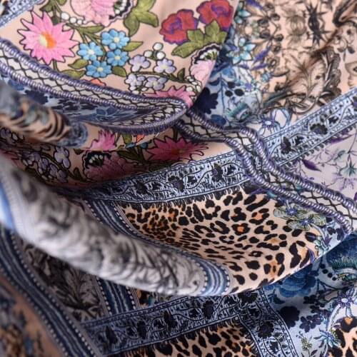 130cm*140cm Plain Pure Silk Fabric Gauze Tecido For dress B208