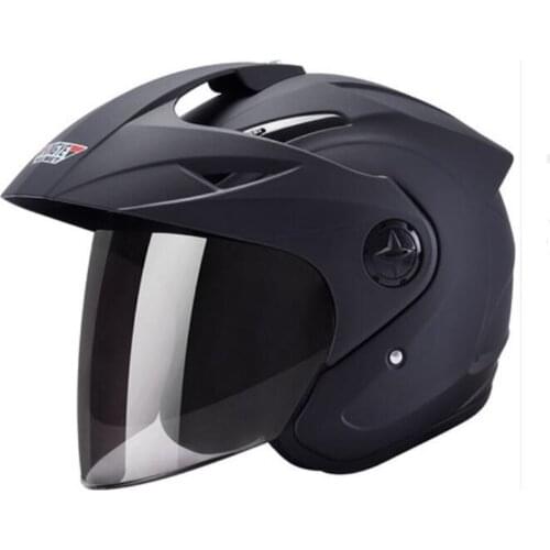 2019 New Fashion Cycling Safety Protection 3/4 Face Motorcycle helmets ABS Motorbike Helmet of PC lens visor FREE SIZE 55-60 cm