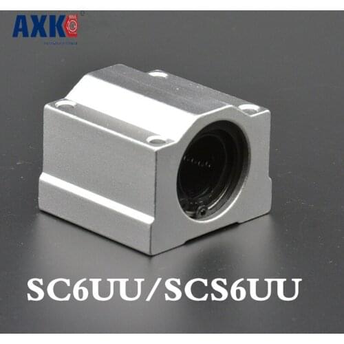 2019 Special Offer 4pcs/lot Sc6uu Scs6uu 6mm Linear Guide Axis Ball Bearing Block With Lm6uu Bush, Pillow Unit For Cnc Part