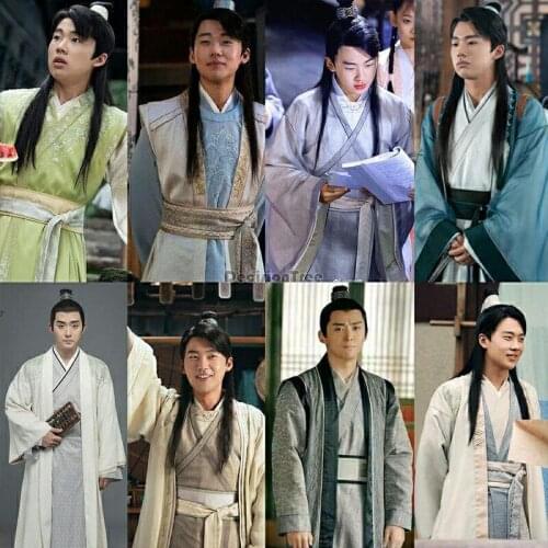 2021 tv series my heroic husband ancient chinese costume hanfu for men ancient swordsman costumes tang dynasty scholar robes