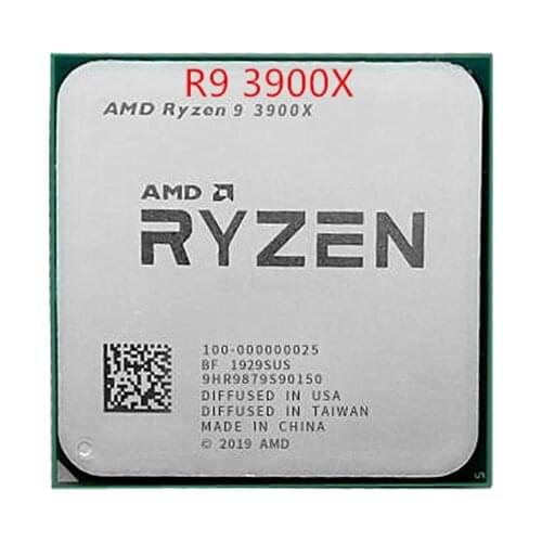 AMD Ryzen 9 3900X R9 3900X 3,8 GHz 12 núcleos 24 hilos procesador de CPU 7NM L3 = 64M enchufe AM4 nuevo pero sin ve