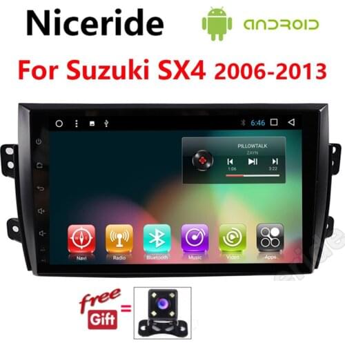 9" Android 8.1 Car DVD Stereo Radio 2 Din GPS Navigation for Suzuki SX4 2006 2007 2008 -2013 Multimedia Tape Recorder Stereo