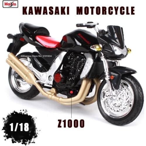 Maisto 1:18 Kawasaki Z1000 NINJA H2R BMW Ducati Moto Car Original Authorized Simulation Alloy Motorcycle Model Toy Car Collectin