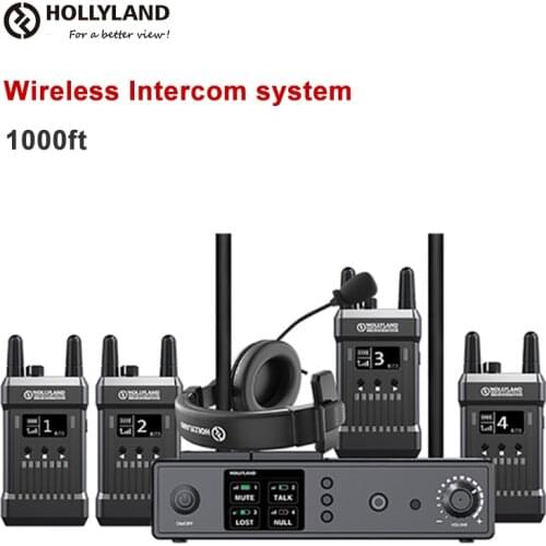 Hollyland Mars T1000 1000ft Wireless Transmission Intercom System Photography Full-duplex Wireless Communication Accessories