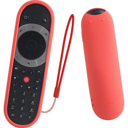Touch Remote Case Lightweight Anti Slip Shockproof Protective Case Cover with Lanyard for TV Remote Controller