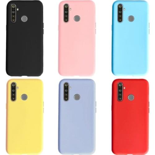 Realme 3 Pro Case For Realme C3 Phone Cover Candy TPU Silicon Soft Matte Case for OPPO Realme Narzo 10 3Pro C3 Back Cover Bumper