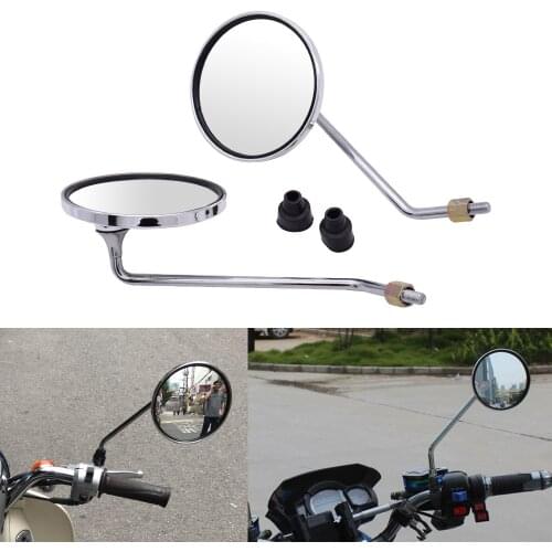 For Ducati MONSTER S2R 800 748 916 996 998 SS900 SS800 Motorcycle rearview mirror round mirror motorcycle long stem accessories