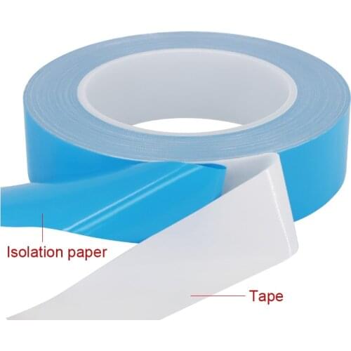 50M/Roll Double Sided Transfer Tape Double Side Thermal Conductive Adhesive Tape for Chip PCB LED Strip Heatsink 1PCS