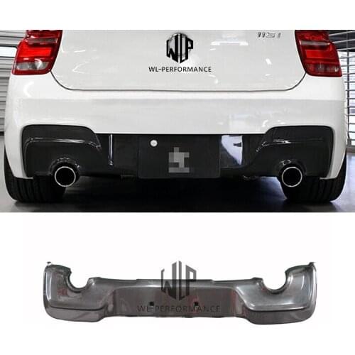F20 1 Series High Quality Carbon Fiber Auto Car Rear lip Aprons Diffuser Dor BMW F20 1 Series MT Car Body Kit 11-15