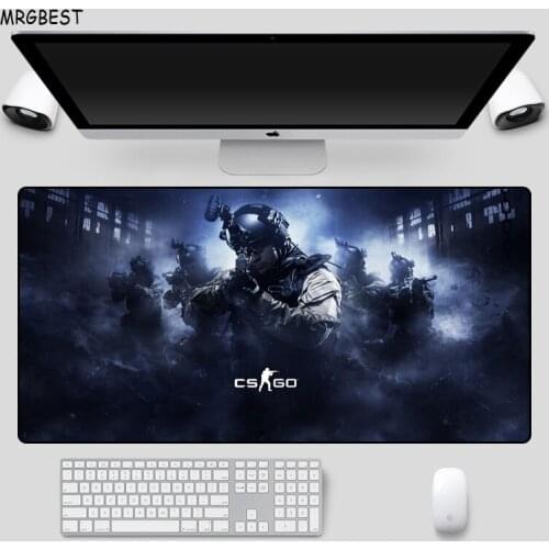 CS GO Gaming Mouse Pad Durable Non-slip Keyboard Mice Mat Super Blood Overlock Edge Big Gaming Mouse Pad for Boyfriend Games