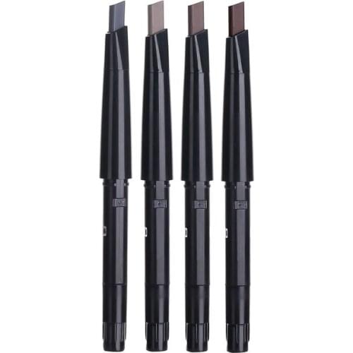 2019 New Pencil Eyebrow Pencil Direct Sales Emm Double-headed Eyebrow Pen Replacement Waterproof Persistent Cosmetics Wholesale