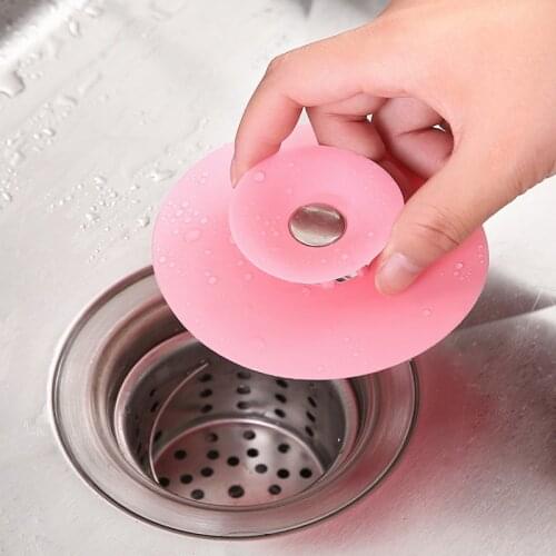 Kitchen Rubber Bath Tub Sink Floor Drain Plug Laundry Water Stopper Tool Laundry Bathroom Multifunction Deodorant Bathtub Plug