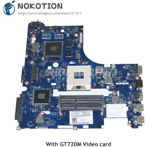NOKOTION For Lenovo G500S Laptop Motherboard 900003095 LA-9901P MAIN BOARD HM76 DDR3 GT720M 1GB