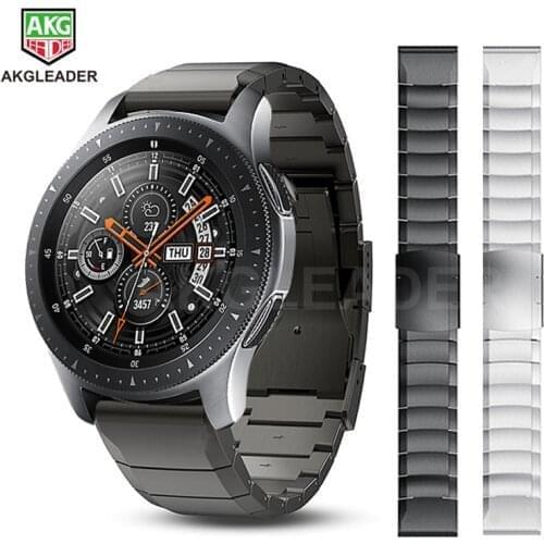 20mm 22mm Metal Watch Band For Samsung Gear S3 Galaxy Watch 46mm Strap Stainless Steel Bracelet For Huawei GTWatch Quick install