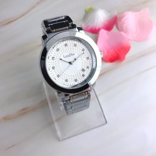 Fashion Brand Women Watches Silver Gold Round Stainless Steel Diamond Quartz Watch Female Clock Mujer Relogios montre femme