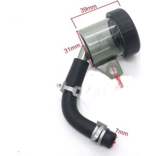 Motorcycle Retro Modification Front and Rear Disc Brakes Straight Push Up Pump Left and Right Brake Pump Round Oil Can Oil Cup