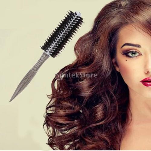 Nylon Bristle Round Brush Roller Hair Care Curly Comb Scalp Massage Brushes Barber Salon Combs Round Hair Brush