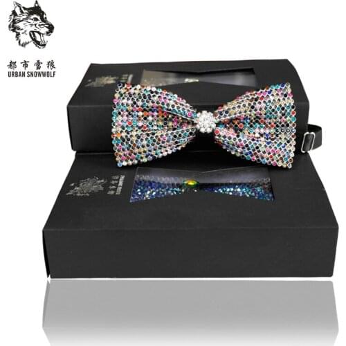 New Free Shipping fashion Mens male diamond drill collar tie married England dress Korean wedding groom groomsman ON SALE