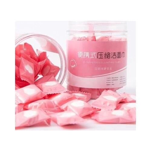 30/50/100pcs Disposable Compressed Cotton Towel Travel Portable Canister Pack Face Beauty Facial Cleansing Towel Napkin Wipes