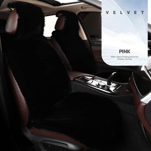 Plush car seat cover For renault fluence talisman kadjar logan 2 captur kangoo scenic clio megane 2 3 duster arkana accessories