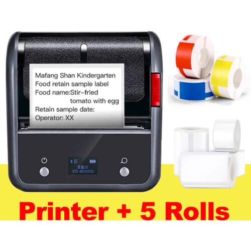 Niimbot B3S Bluetooth label printer Portable Pocket Thermal Label Printer For Cable Jewelry Price Tag Support Android iOS Window