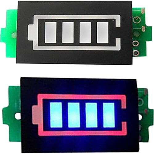 Retail 2 Pcs Lithium Battery Capacity Indicator Module Blue Display Battery Power Tester Li-Po Li-Ion , 3S Series 12.6 & 2S Seri