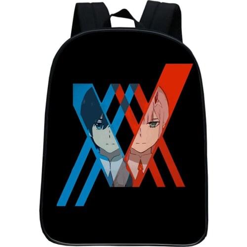 Darling In The Franxx Backpack Boy Girl Bag Anime ZERO TWO Bookbag Fashion Cartoon Rucksack Students School Bags Cute Bagpack