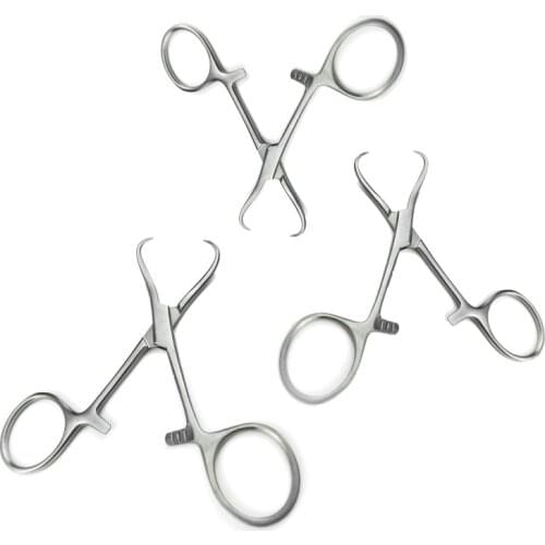 Cloth Towel Forceps Cloth Towel Tweezer Clamp Self-retaining Scarf Forceps Micro Instruments