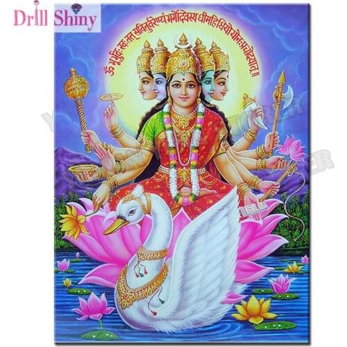 Drill shiny new 5D Diamond Embroidery Religion Needlework Gift Diamond Mosaic Resin Crystal Wall Art Painting Full Square Drill