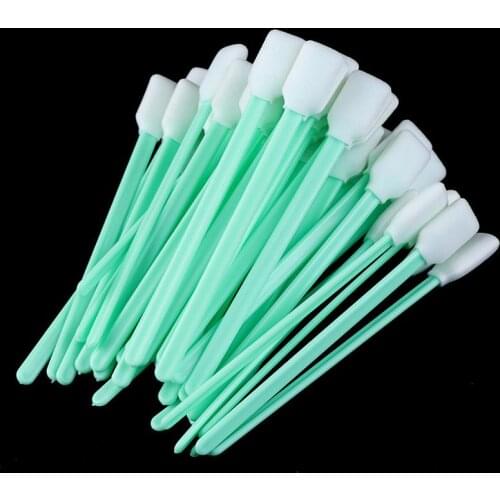 200PCS For Epson DX4 DX5 DX7 TX800 XP600 Print Head Clean Swab Stick Sponge Foam Tipped Miamki JV5 CJV150 JHF Solvent Uv Printer