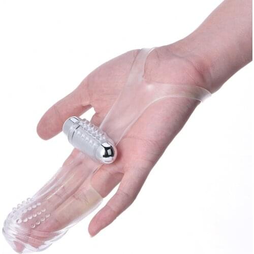 Finger Vibrator Clitoral G-spot Stimulator Vagina Orgasm Massager Vibrator Finger Clit Vibrator Sex Toys for Women Sex Products