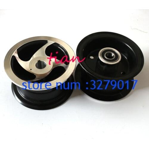 Super quality 4" rim wheel Alloy Rim hub for 4.10-4 3.50-4 3.00-4 trye tire 49cc ATV Quad Go Kart Gas scooter bike motorcycle