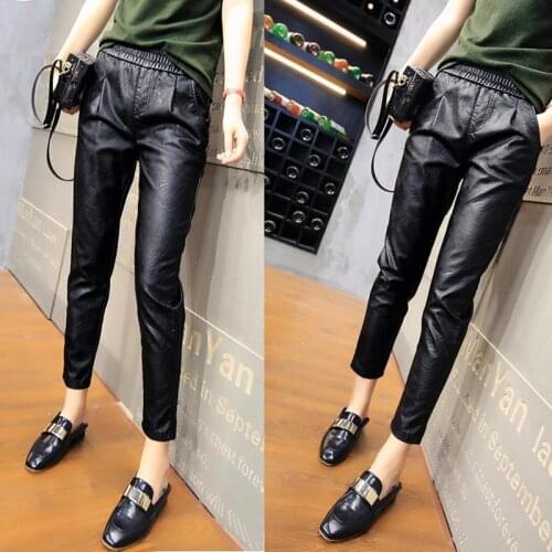 Yunyiwa Women's Leather Pants