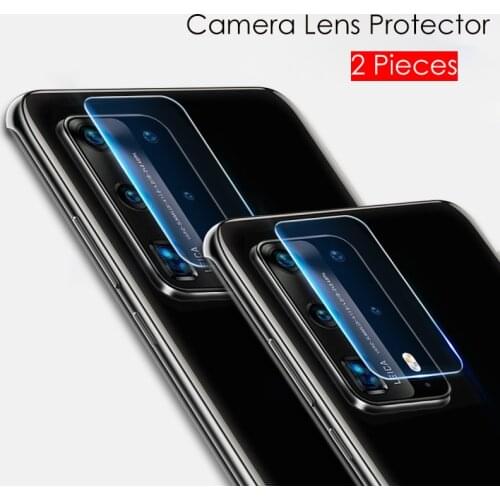 2 Pcs Camera Lens Film Protective Glass for Huawei P40 Pro Glass Back Camera Protector for Huawei P 40 Pro + Plus P40Pro P 40pro