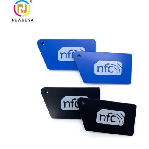 13.56mhz NFC Shaped Card Ntag213 RFID Proximity Key Tag , the Keyfobs is Suitable for All NFC Products,Support Writing URL