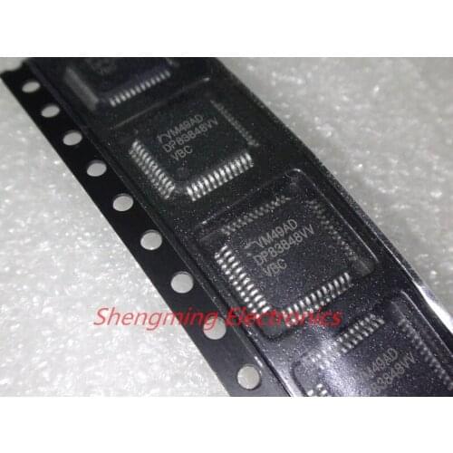 50PCS DP83848 DP83848VV QFP48 Ethernet Physical Layer Transceiver