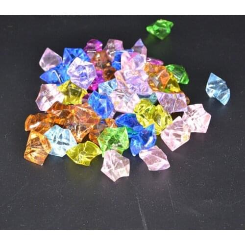 50PCS Pirate Jewels Treasure Chest Pirate Crystal Gems Vase Filler Confetti Christmas Decorations halloween party favors Gift