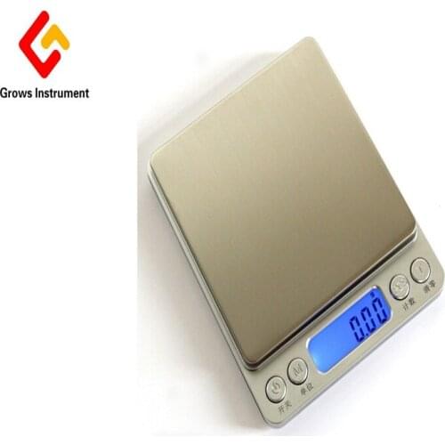 500g High Precision Kitchen Balance Scale Electronic Digital Bake Stainless Steel Jewelry Medicine Mini Pocket Scale